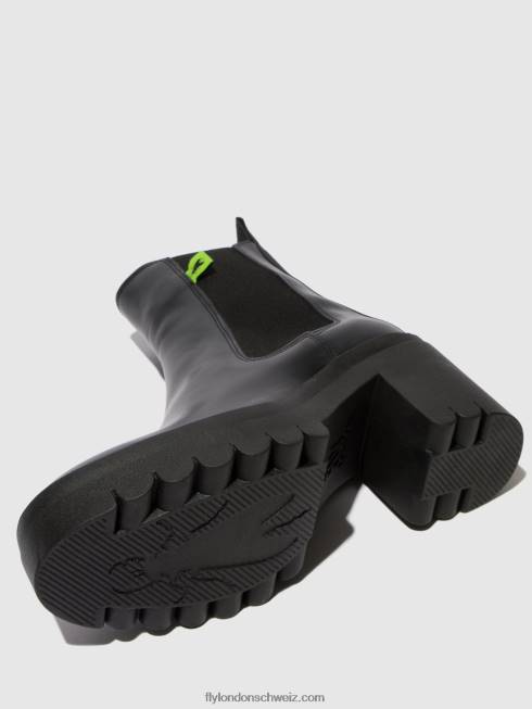 CH Fly London Frauen Chelsea-Stiefeletten taje883 Tunderschwarz 2664164