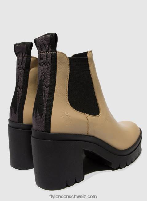CH Fly London Frauen Chelsea-Stiefeletten tope520 Beige 2664119