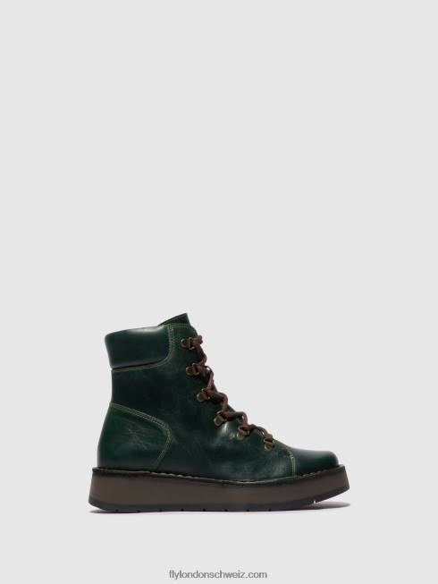 CH Fly London Frauen Schnürstiefeletten roxy094 Benzin 266489