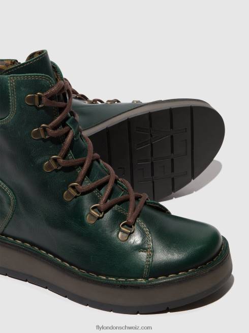 CH Fly London Frauen Schnürstiefeletten roxy094 Benzin 266489