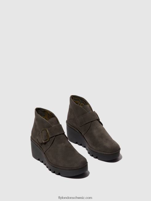 CH Fly London Frauen Stiefeletten mit Schnalle birt397 Diesel 2664151