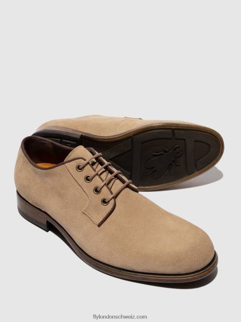 CH Fly London Männer Schnürschuhe maso957 Beige 2664821