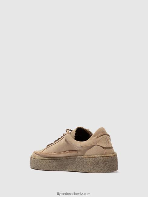 CH Fly London Männer Schnürschuhe ronn519 Beige 2664829