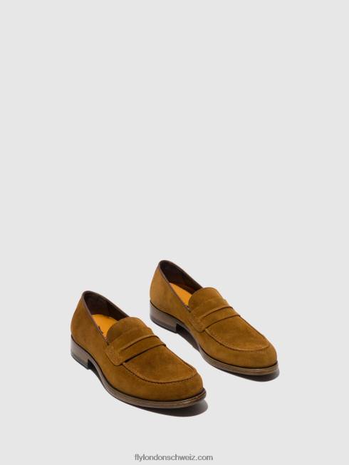 CH Fly London Männer Slipper Schuhe mebo956 bräunen 2664817