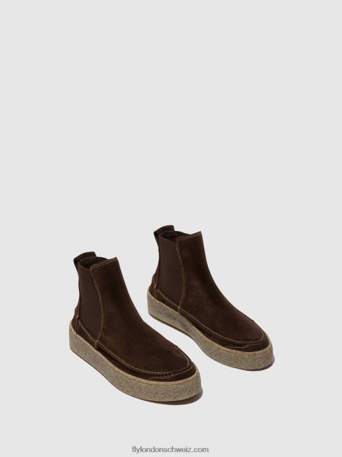 CH Fly London Männer Chelsea-Stiefeletten roop541 Mokka 2664801