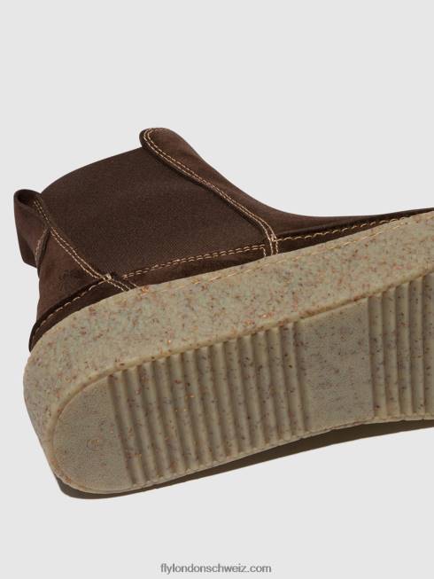 CH Fly London Männer Chelsea-Stiefeletten roop541 Mokka 2664801
