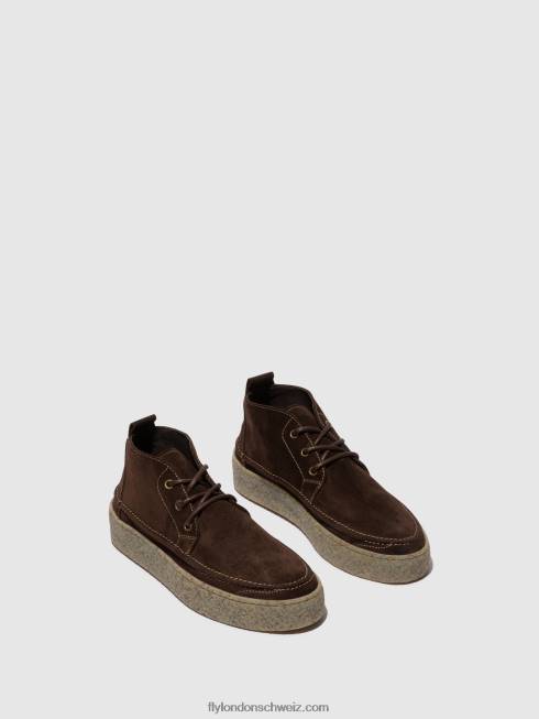 CH Fly London Männer Schnürstiefeletten roly518 Mokka 2664798