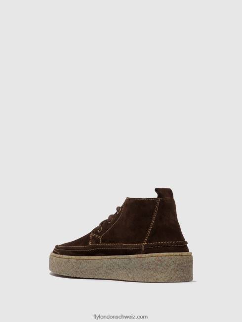 CH Fly London Männer Schnürstiefeletten roly518 Mokka 2664798